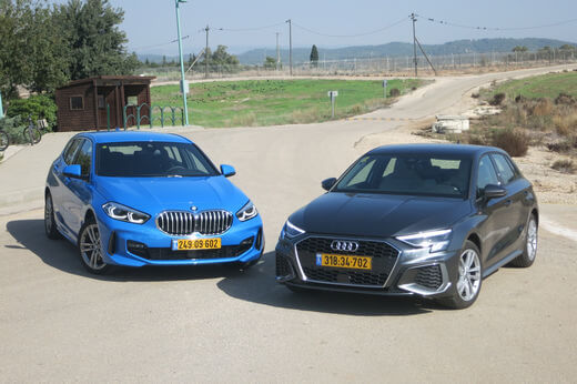 אודי A3 - ב.מ.וו סדרה 1